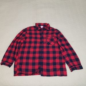Wondershop oversized flannel pajamas sleep shirt size L